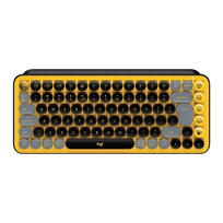 Logitech Pop Keys Black & Yellow - klawiatura mechaniczna