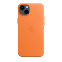 Apple iPhone 14 Plus Leather Case with MagSafe - Orange