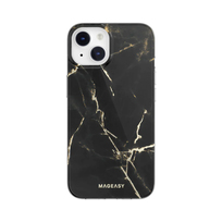 Zdjęcie do “SwitchEasy Marbele Pearl Black - etui iPhone 14”.
