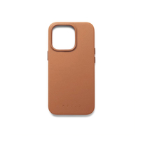 Mujjo Full Leather Case etui skórzane do iPhone 14 Pro  kompatybilne z MagSafe (brązowy)