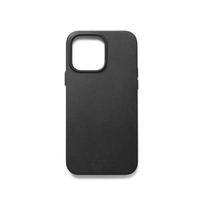 Mujjo Full Leather Case etui skórzane do iPhone 14 Pro Max kompatybilne z MagSafe (czarny)