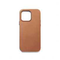 Mujjo Full Leather Case etui skórzane do iPhone 14 Pro Max kompatybilne z MagSafe (brązowy)