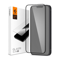 Spigen Glass FC szkło hartowane iPhone 14 Plus / 13 Pro Max (czarna ramka)