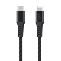 B.On Cotton kabel USB-C/Lightning 1m (czarny)