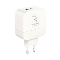 B.On Travel Charger ładowarka sieciowa 45W GaN USB-C/USB-A (biały)