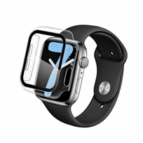 B.Safe Glass Case etui Apple Watch 45mm (przezroczysty/czarny)