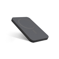 Epico Aluminium Magnetic Wireless Power Bank 5000 mAh (czarny)