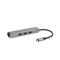 Zdjęcie do “Epico Type-C Hub Slim Silver - przejściówka USB-C”.