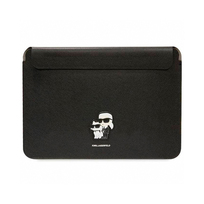 Karl Lagerfeld Saffiano Karl&Choupette Sleeve pokrowiec na MacBook 14'' (czarny)