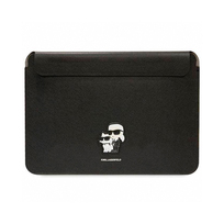 Zdjęcie do “Karl Lagerfeld laptop Sleeve Saffiano Karl&Choupette czarny - pokrowiec Macbook 14"”.