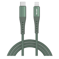Zdjęcie do “JINYA TechLink 1,8M USB-C Lightning Green - kabel lightning”.