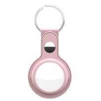 KeyBudz AirTag Keyring Bluish Pink - skórzane etui ochronne do AirTag