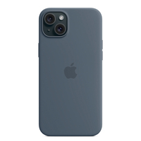 Zdjęcie do “Apple iPhone 15 Plus Silicone Case with MagSafe - Storm Blue”.