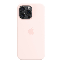 Apple iPhone 15 Pro Max Silicone Case with MagSafe - Light Pink