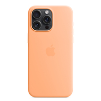 Zdjęcie do “Apple iPhone 15 Pro Max Silicone Case with MagSafe - Orange Sorbet”.