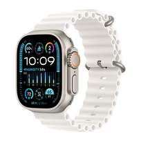 Apple Watch Ultra 2 49 mm GPS + Cellular tytan z paskiem Ocean w kolorze białym