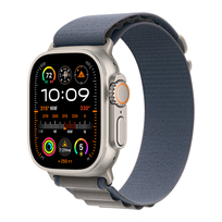 Apple Watch Ultra 2 49 mm GPS + Cellular tytan z opaską Alpine w kolorze niebieskim - rozm. S