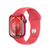 Apple Watch Series 9 GPS + Cellular 41mm (PRODUCT)RED Aluminium Case with (PRODUCT)RED Sport Band - M/L