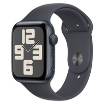 Apple Watch SE 44mm GPS aluminium w kolorze północy z paskiem sportowym w kolorze północy - S/M