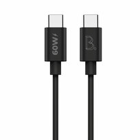 Zdjęcie do “B.On Cable USB-C to USB-C 1m Black - przewód USB-C”.