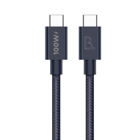 Zdjęcie do “B. On Nylon USB-C to USB-C 1m Midnight - przewód USB-C”.