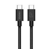 Zdjęcie do “B. On Nylon USB-C to USB-C 1m Black - przewód USB-C”.