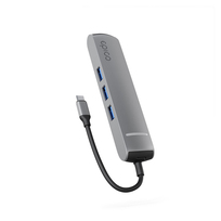 Epico Slim 6in1 space grey - przejściówka USB-C