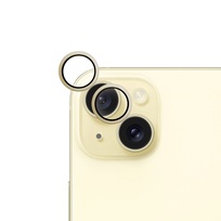 Epico Aluminium Lens Protector for Apple iPhone 15 / 15 Plus - pastel yellow