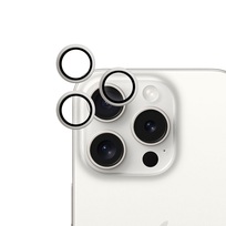 Epico Aluminium Lens Protector for Apple iPhone 15 Pro / 15 Pro Max - silver