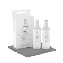 B.Clean eco cleaning set 2x30ml liquid with microfiber - zestaw czyścików z mikrofibrą