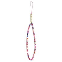 Zdjęcie do “Guess Strap Heishi Beads Wielokolorowy Różowy - zawieszka”.