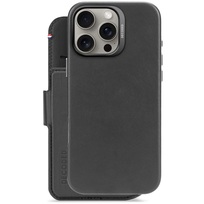 Decoded Leather Detachable Wallet Magsafe Czarny - etui iPhone 16 Pro Max