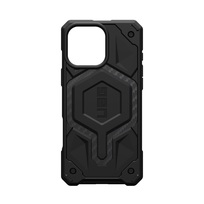 Zdjęcie do “UAG Monarch Pro Magsafe Bundle Carbon - etui iPhone 16 Pro Max oraz podstawka Magnetic Ring Stand (fiber/black)”.