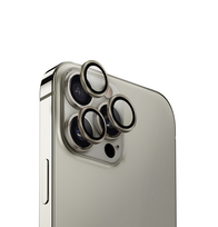 Zdjęcie do “UNIQ Optix Aluminium Camera Lens Szary - szkło ochronne na kamerę iPhone 16 Pro/16 Pro Max”.