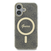 Zdjęcie do “Guess IML 4G MagSafe brązowy - etui iPhone 16”.