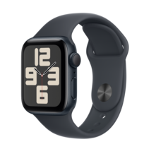 Apple Watch SE GPS 40mm Midnight Aluminium Case with Midnight Sport Band - S/M