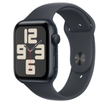 Apple Watch SE GPS 44mm Midnight Aluminium Case with Midnight Sport Band - S/M