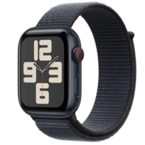 Apple Watch SE GPS + Cellular 44mm Midnight Aluminium Case with Ink Sport Loop