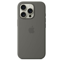 Zdjęcie do “Apple iPhone 16 Pro Silicone Case with MagSafe - Stone Gray”.