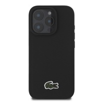 Zdjęcie do “Lacoste HC Woven Logo Magsafe Czarny - etui iPhone 16 Pro Max”.