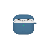 Zdjęcie do “UNIQ Nexo Silicone Case with Ear Hook Niebieski - etui AirPods 4”.
