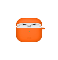Zdjęcie do “UNIQ Nexo Silicone Case with Ear Hook Pomarańczowy - etui AirPods 4”.