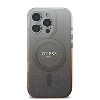 Guess IML Glitter Gradient MagSafe brązowy - etui iPhone 16 Pro Max - Produkt otwarty - rękojmia ograniczona do 1 roku.
