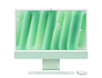 Apple iMac 24" z ekranem Retina 4,5K, 10-rdzeniowy procesor M4 z 10-rdzeniową grafiką, RAM 16 GB, dysk 256 GB - zielony