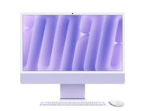 Zdjęcie do “Apple iMac 24" z ekranem Retina 4,5K, 8-rdzeniowy procesor M4 z 8-rdzeniową grafiką, RAM 16 GB, dysk 256 GB - fioletowy”.