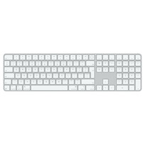 Zdjęcie do “Apple Klawiatura Magic Keyboard z Touch ID i polem numerycznym dla modeli Maca z czipem - biała”.