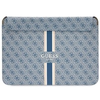 Guess 4G Sleeve With Printed Stripes Blue - pokrowiec MacBook 14"