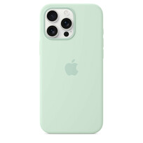 Zdjęcie do “Apple iPhone 16 Pro Max Silicone Case with MagSafe - Aquamarine”.