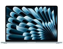Zdjęcie do “Apple MacBook Air 15", 10-rdzeniowy procesor M4 (GPU 10 rdzeni), RAM 16 GB, dysk 512 GB SSD, zasilacz 70 W - Błękitny”.