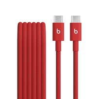 Zdjęcie do “Beats USB-C to USB-C Woven Cable (1.5 m) - Rapid Red”.